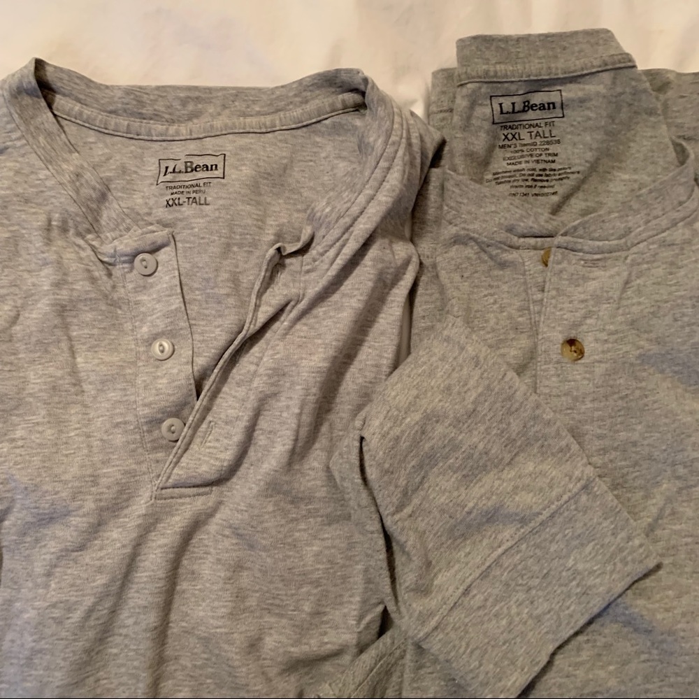 SOLD.    2 long sleeve shirts